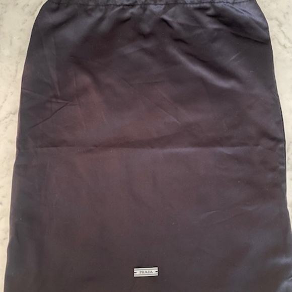 Prada Navy Satin Large Dust bag - Picture 2 of 5